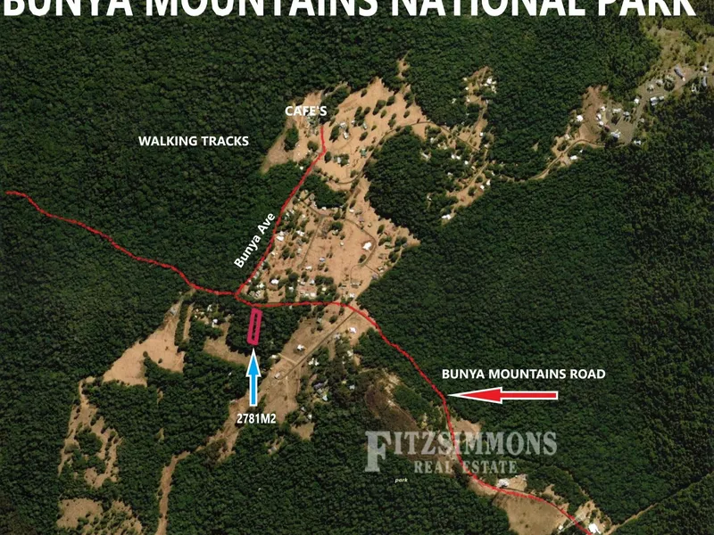 A BEAUTIFULL BLANK CANVAS TO BUILD YOUR HOLIDAY HOME at the BUNYA MOUNTAINS NATIONAL PARK