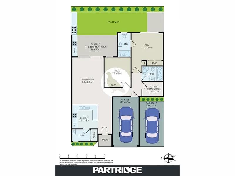 FANTASTIC TWO BEDROOM + STUDY VILLA IN NORTHMEAD