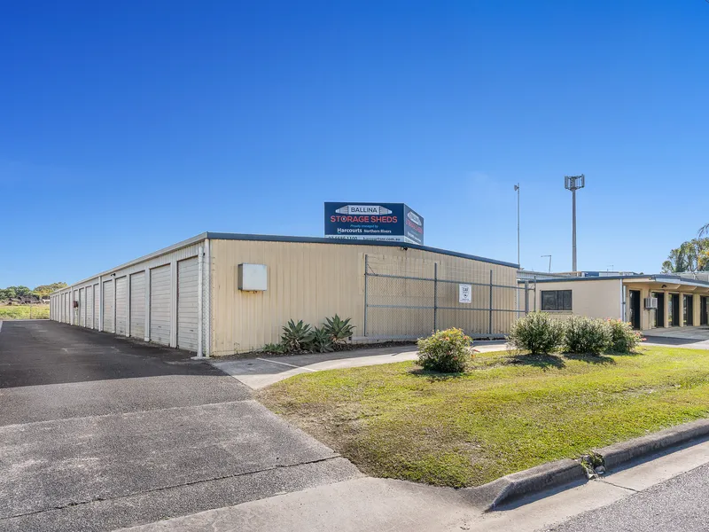 70 STORAGE SHEDS PLUS OFFICE BUILDING