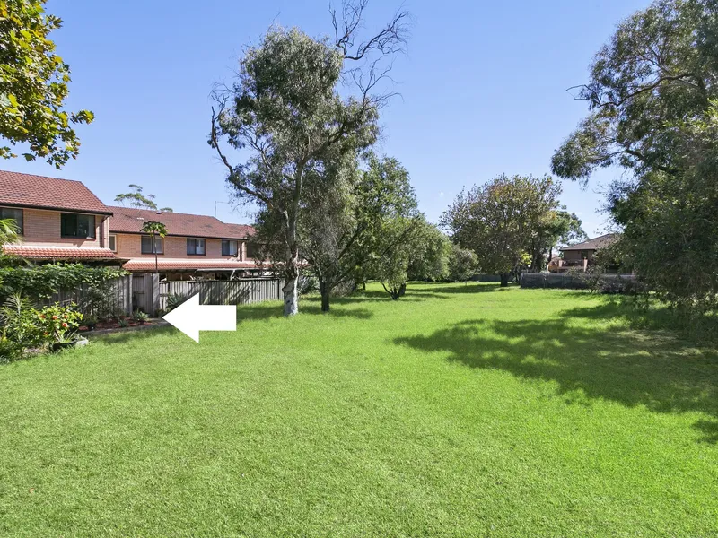 Sunny North East Rear Courtyard backing onto a Lovely Park