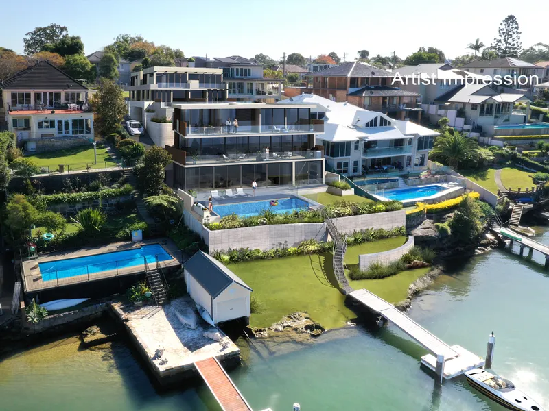 Sprawling vacant parcel in prized waterfront street