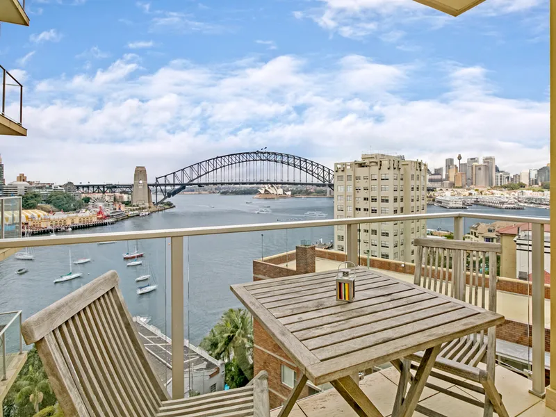 Stunning Bridge & Opera House Views. Furnished two bedroom apartment. 