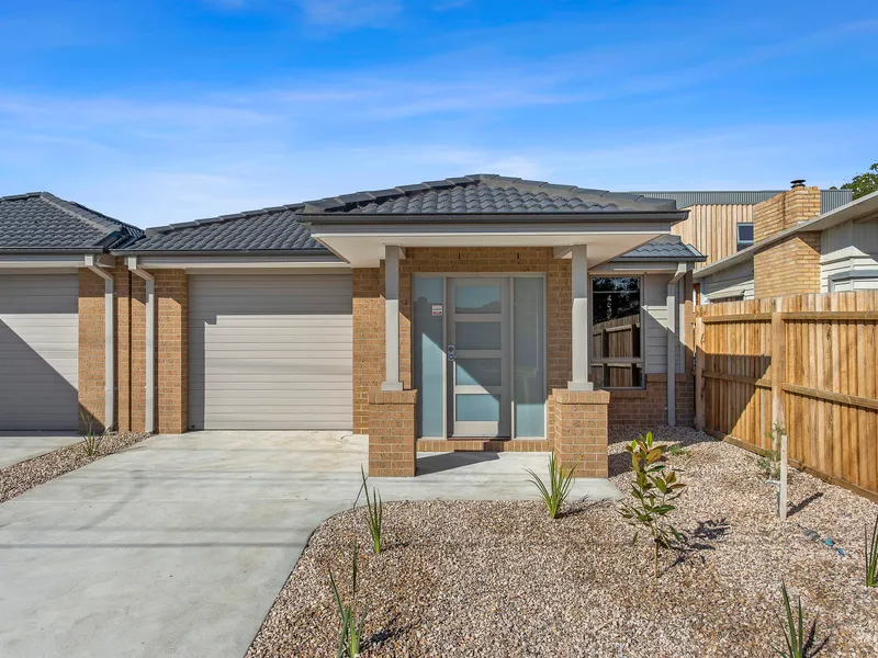 This brand new three bedroom townhouse offers quality, space and security