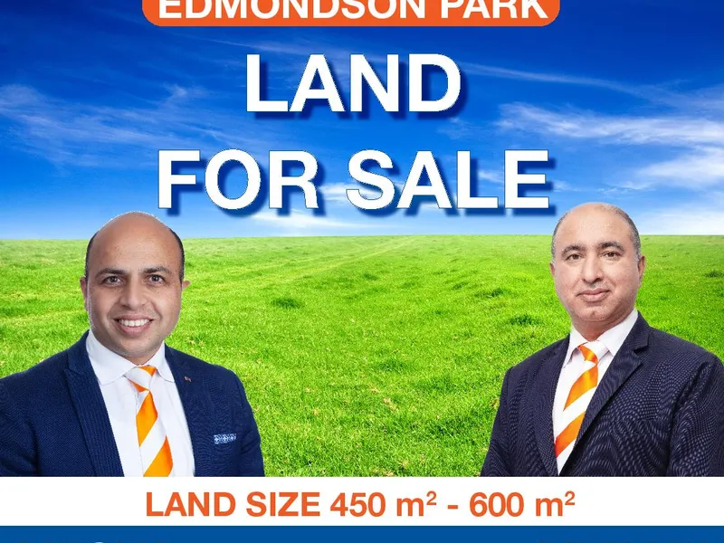 Land in the heart of Edmondson Park.