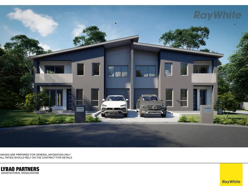 BRAND NEW DUPLEXES - DUE FOR COMPLETION JULY 2021*