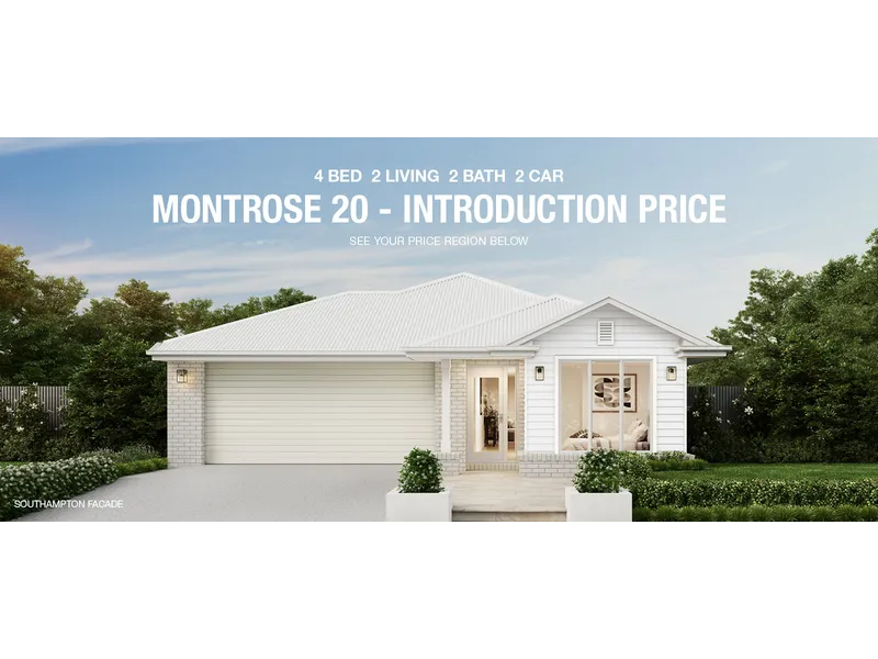 HOUSE & LAND PACKAGE AVAILABLE USE THE $25,000+$15,000 FHOG!