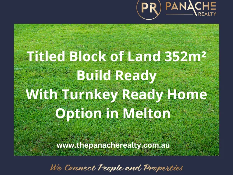 Titled Block Of Land Perfect Location Of Melton Ready To Build