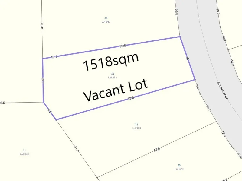 LARGE BLOCK CLOSE TO THE HEART OF DUNSBOROUGH: RESIDENTIAL VACANT BLOCK 1518 sqm