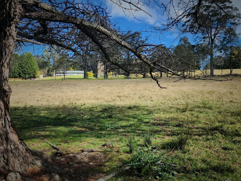 Perfect 15 acre sanctuary. Divided into 6 paddocks. Light filled Nth facing single level home with bonus stunning 2 bedroom guest cottage!