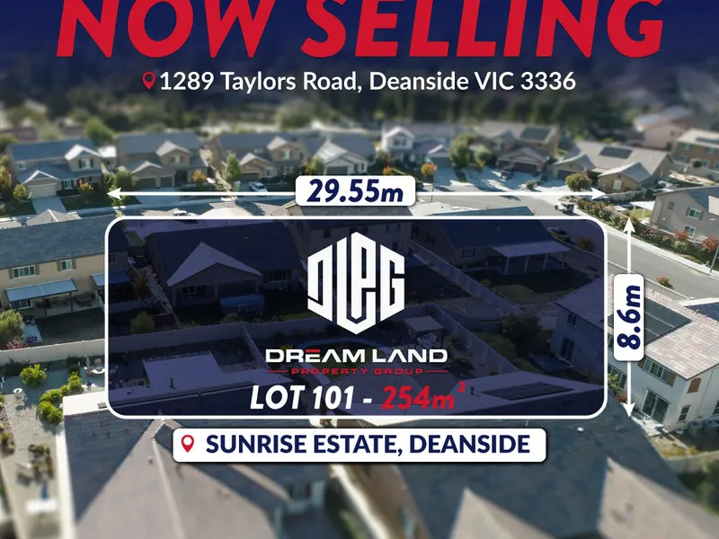 LOT 125 Now Selling @ SUNRISE DEANSIDE