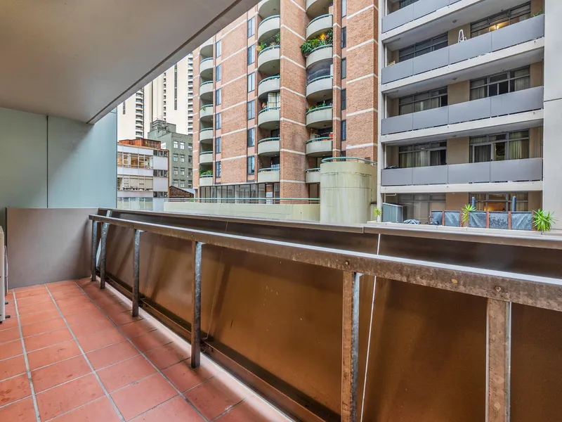 Light filled one bedroom apartment with district view