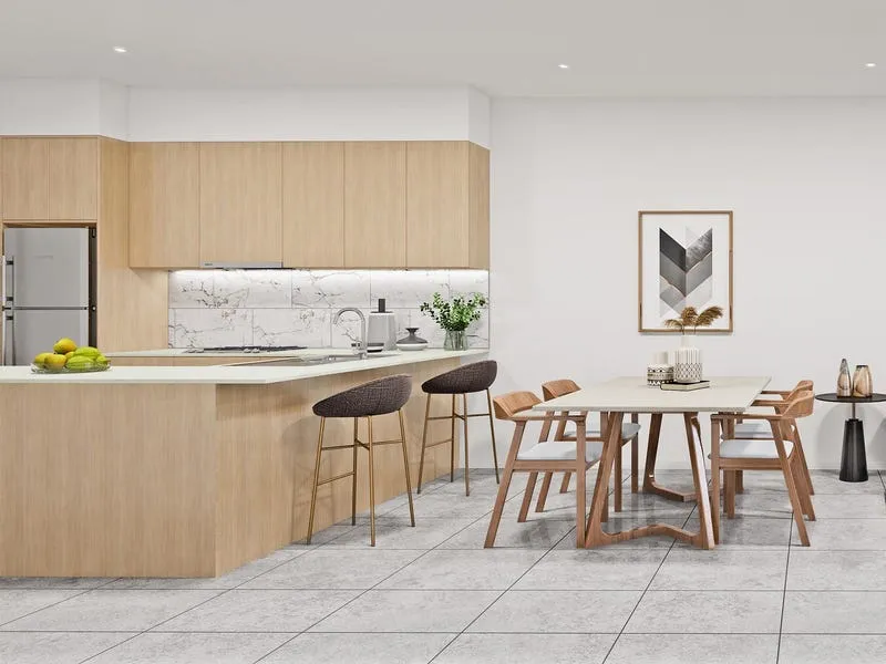 BRAND NEW, stylish 2 bed apartment on the top floor with gorgeous views !