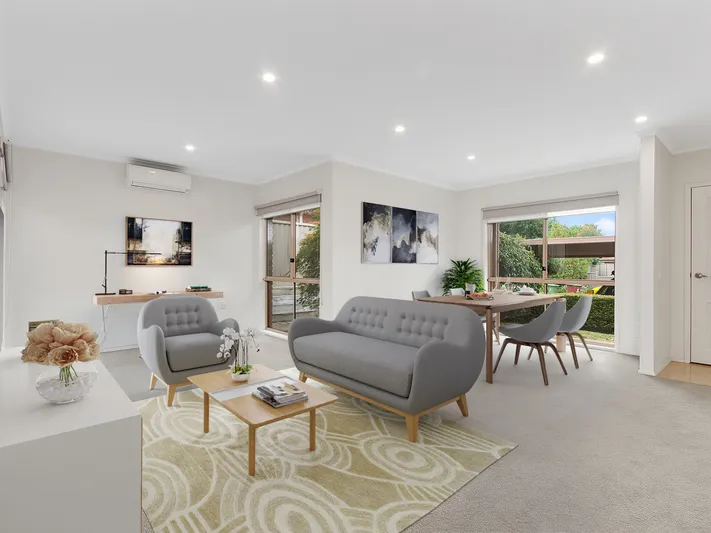 Beautiful unit with open plan living with extra den space