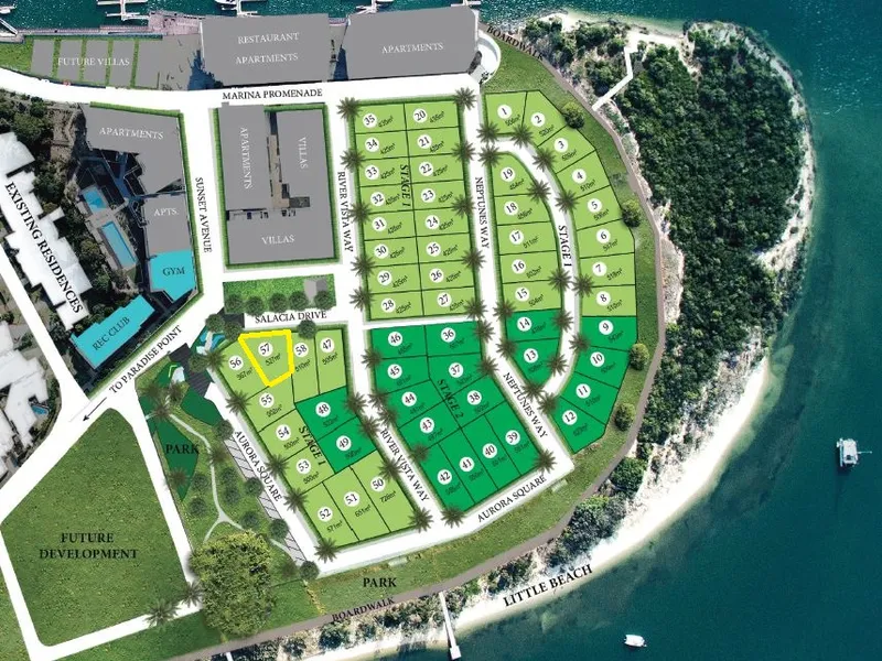 Prime Land Facing Park Strip - Walking Distance to Broadwater - Ready to Build!