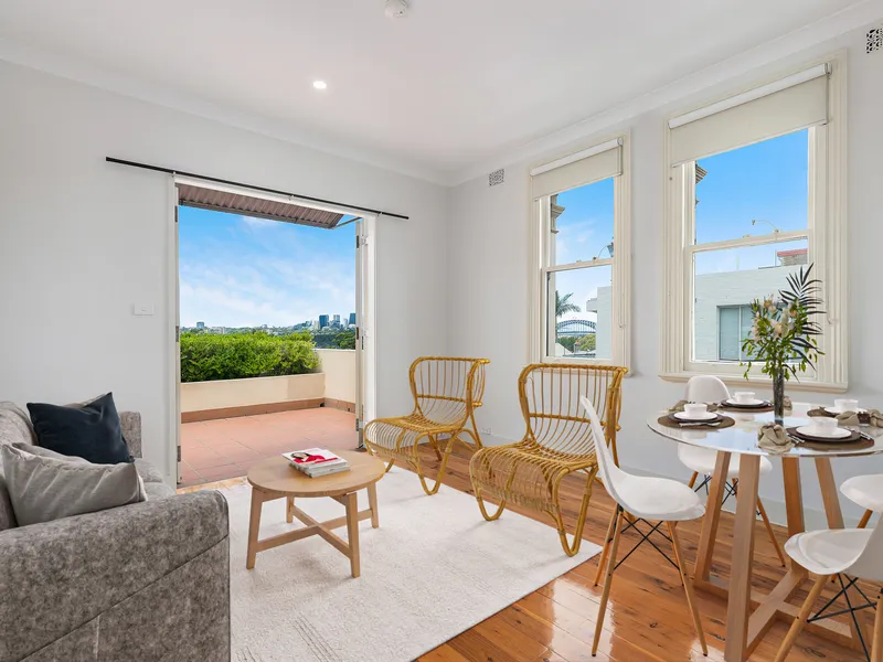**First Open for Inspection, Wednesday 21/08/24, 8.30-9.00am** Oversized Entertaining Terrace with Harbour Bridge Views