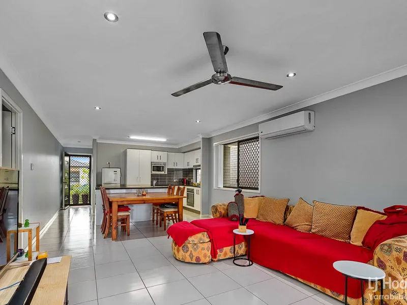 Huge Open Plan Living with Separate Media Room!