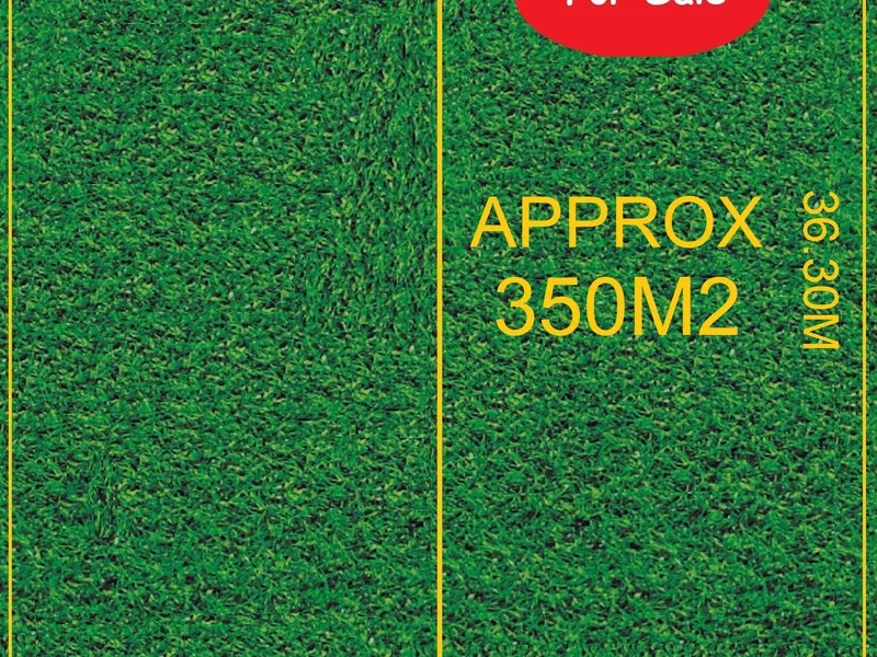 Proposed Torrens Title Allotment of approx. 350 ms : 9.66m x 36.3m .