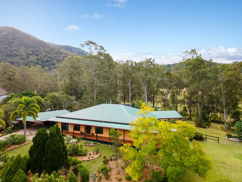 Family acreage of modern design and scenic views
