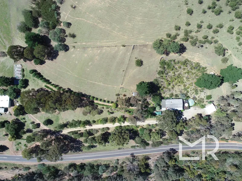 15 acres backing onto state forest, opposite the lake!
