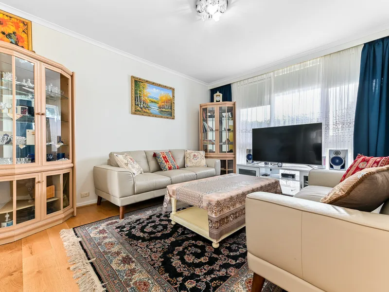 THE BRIEF: Quality original finishes throughout, including high cathedral ceilings