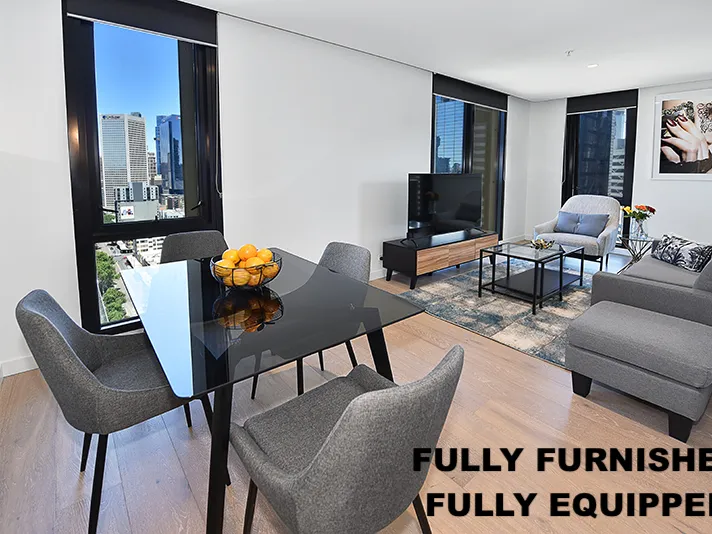 Immaculate furnished 2 Bedroom apartment at A'beckett Street