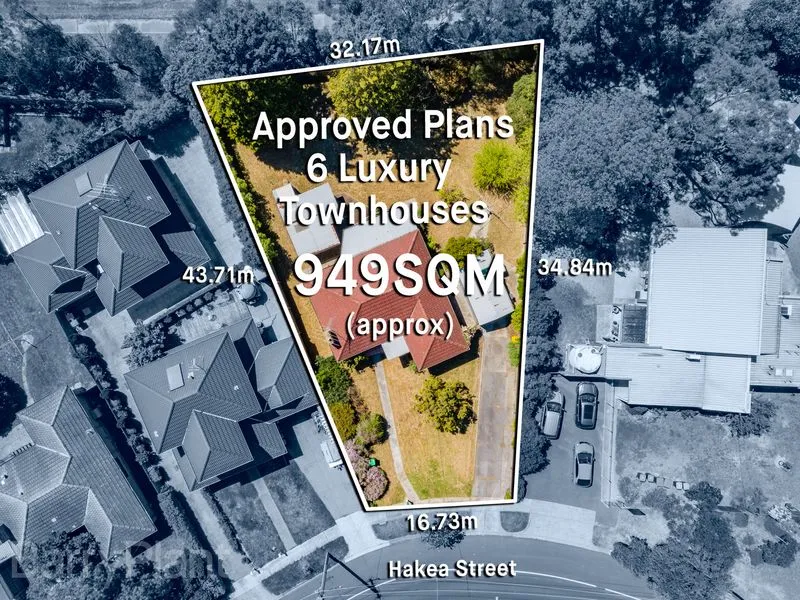 Six townhouses all approved and ready to be built!