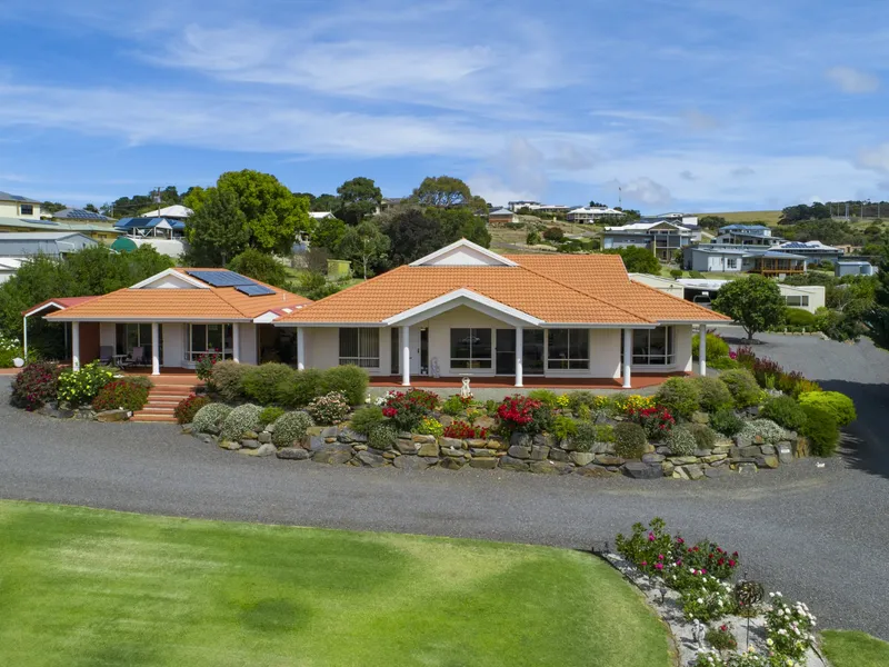 Picturesque Vista of Coastal-Country