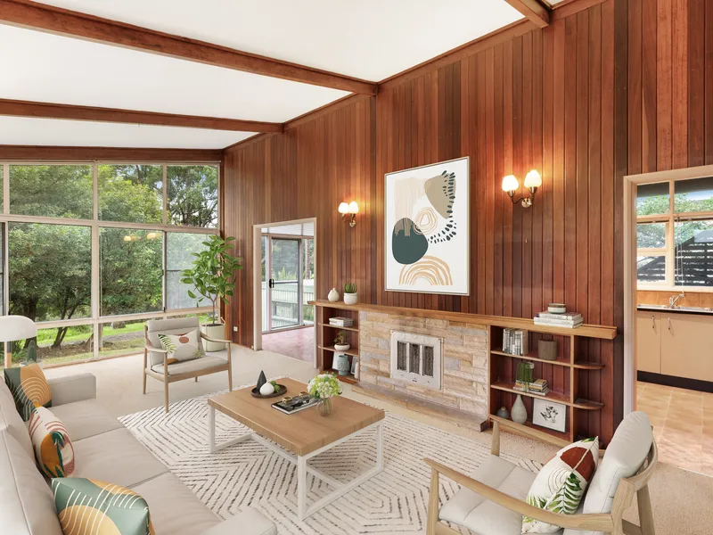 Mid century vibe with scope in peaceful pocket