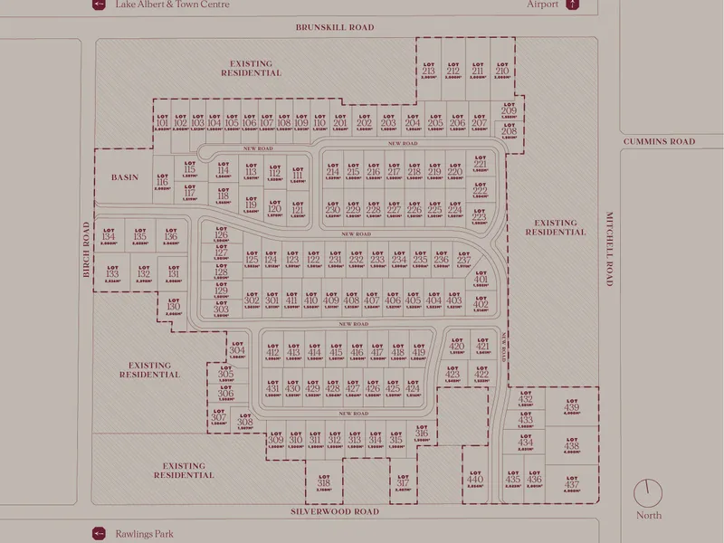 New Land Now Selling at Lake Albert Manors