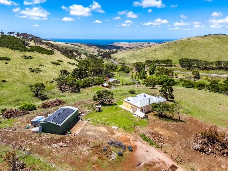 'Fleurieu Springs' - Potential, History & Sea Views on 94 acres.