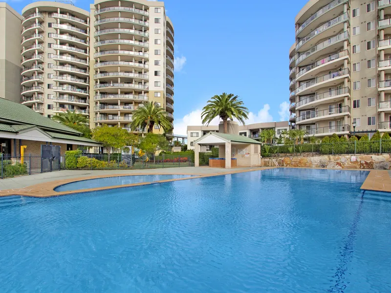 Oversized two bedroom apartment in luxurious complex