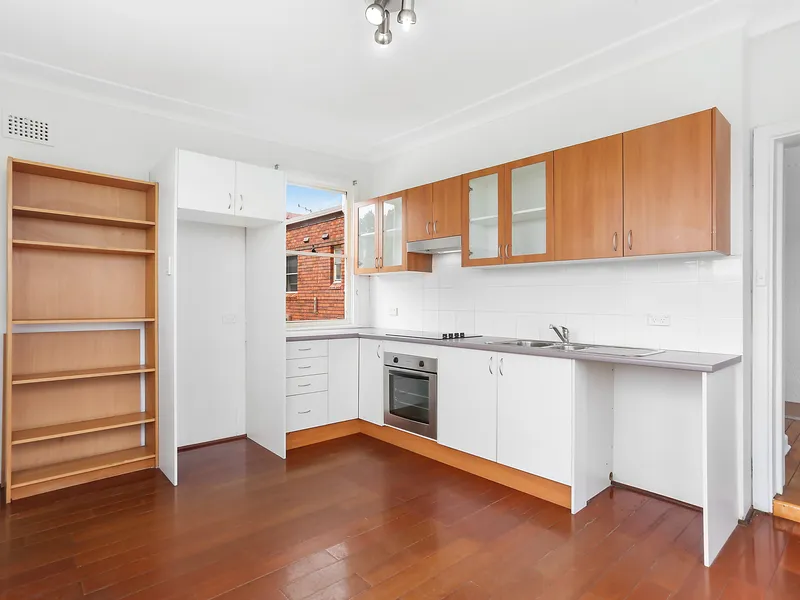 Refreshed two bedroom unit with garden and garage 
