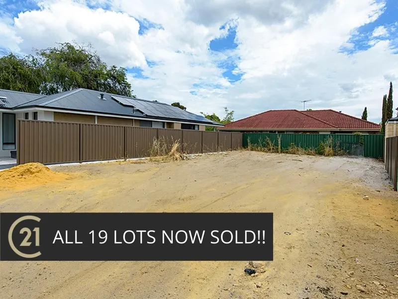 BRAND NEW BOUTIQUE HOUSING ESTATE IN CARLISLE, ALL 19 LOTS NOW SOLD!! 