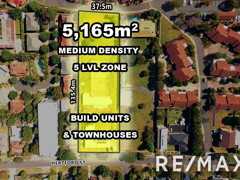 5,165m2 MDR 5 LVL ZONE - BUILD UNITS & TOWNHOUSES STCA.