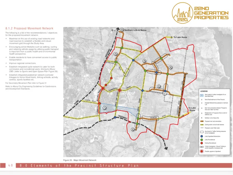 100 Acers Residential land in Albury