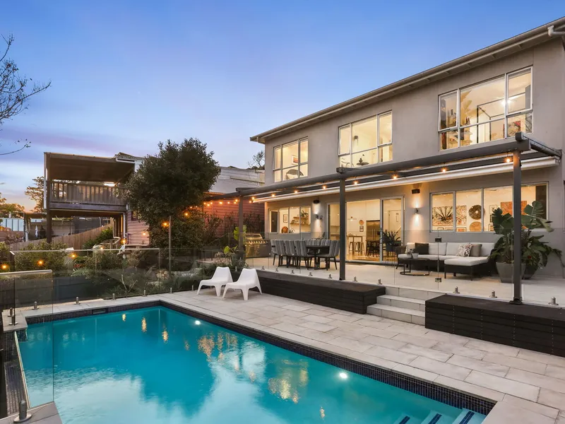Outstanding family oasis with riverside entertaining