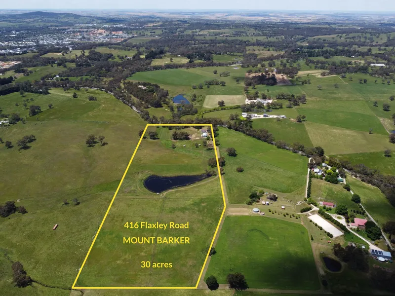 Blue chip location offering 30 sublime acres!