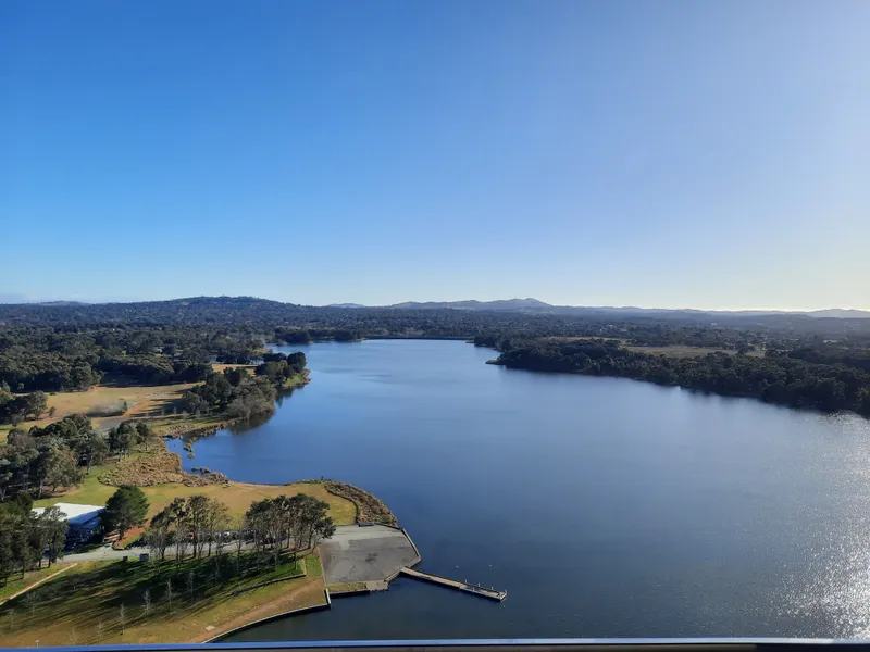 Belconnen CBD Living, with Dream Lakefront Outlook