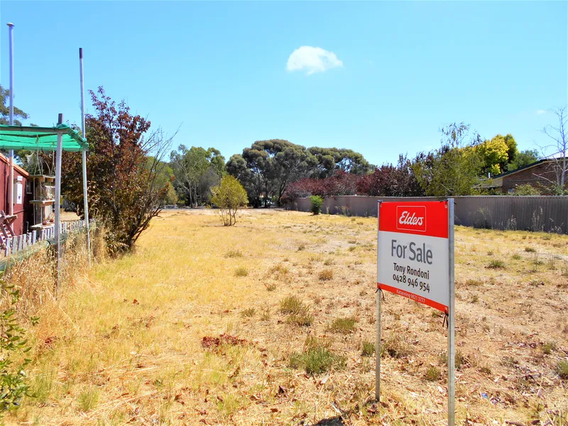 Centrally located residential block.
