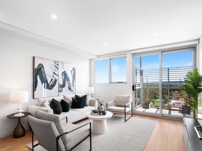 Top floor oasis in the heart of Hornsby showcases beautiful panoramic views