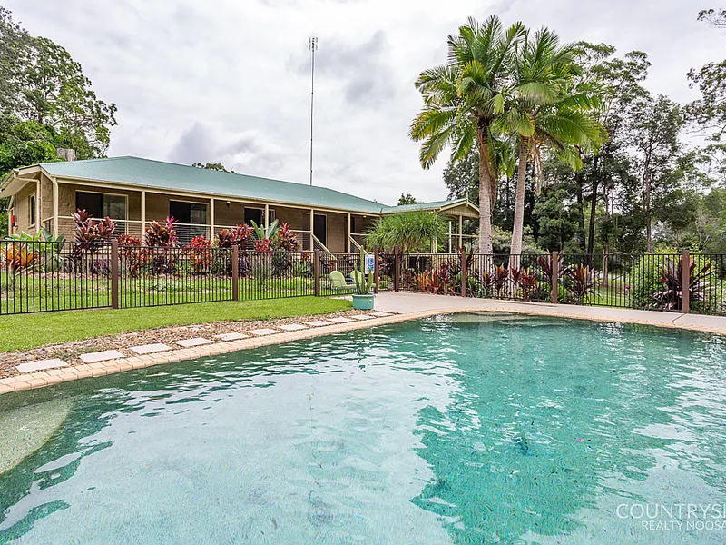 Truly unique home on a large block offers peace and tranquility