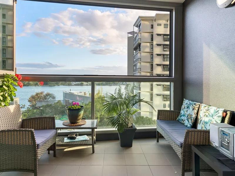 Low maintenance living with exceptional river views