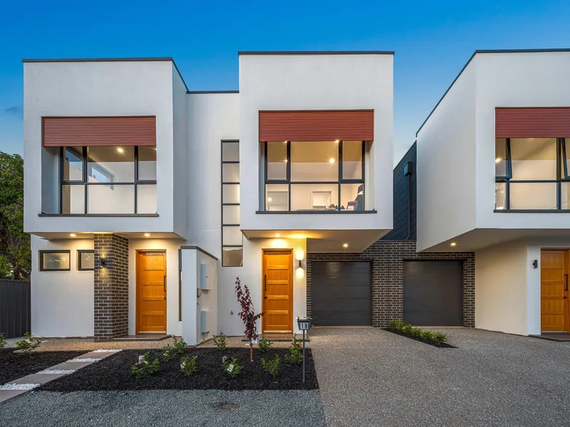 Chic, Sleek, Brand New Torrens titled Townhouses Take Comfort to the Next Level