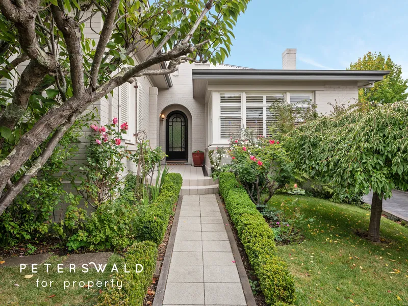 Simply beautiful - renovated home in leafy, coveted Sandy Bay location