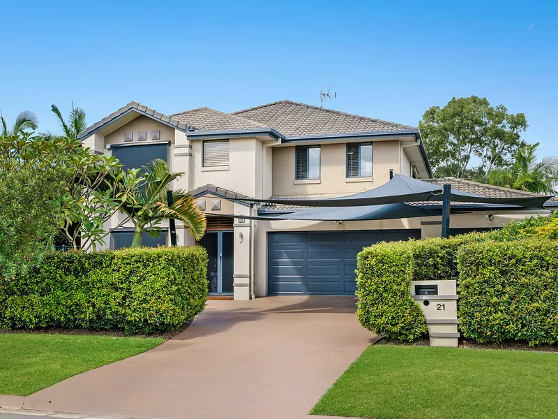House packed with unlimited features on prestige Regatta Waters Estate