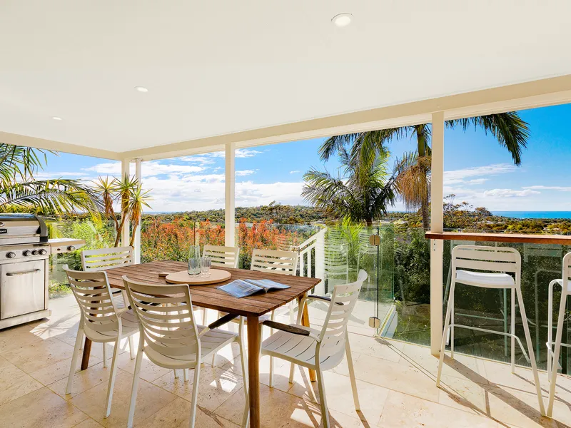 Modern Comfort Against a Grand Panorama