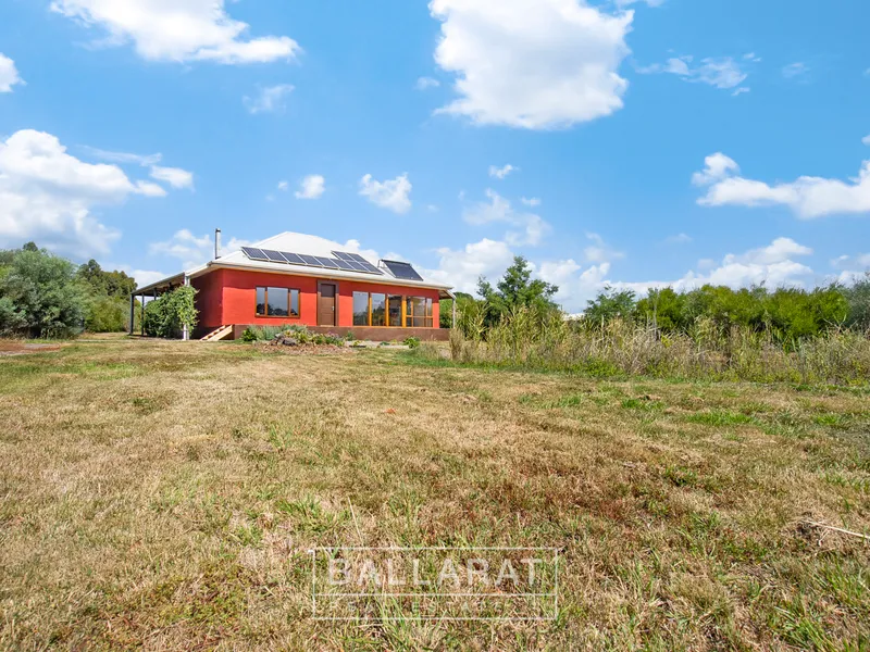 THREE BEDROOM ECO HOME ON ONE ACRE OF LAND