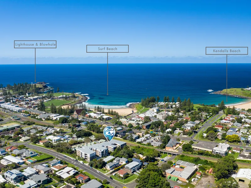 Sunny northeast outlook with ocean glimpses