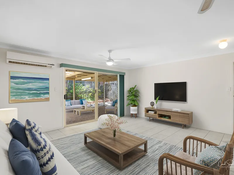 Secure 3 bedroom low set villa in Mansfield School Catchment