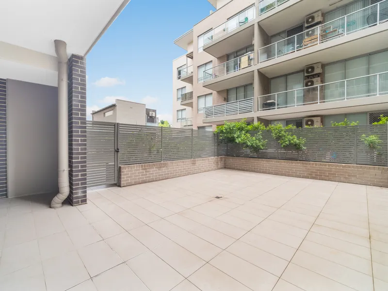 Brand New modern 1 bedroom ground floor apartment with big courtyard for sale Homebush West NSW 2140